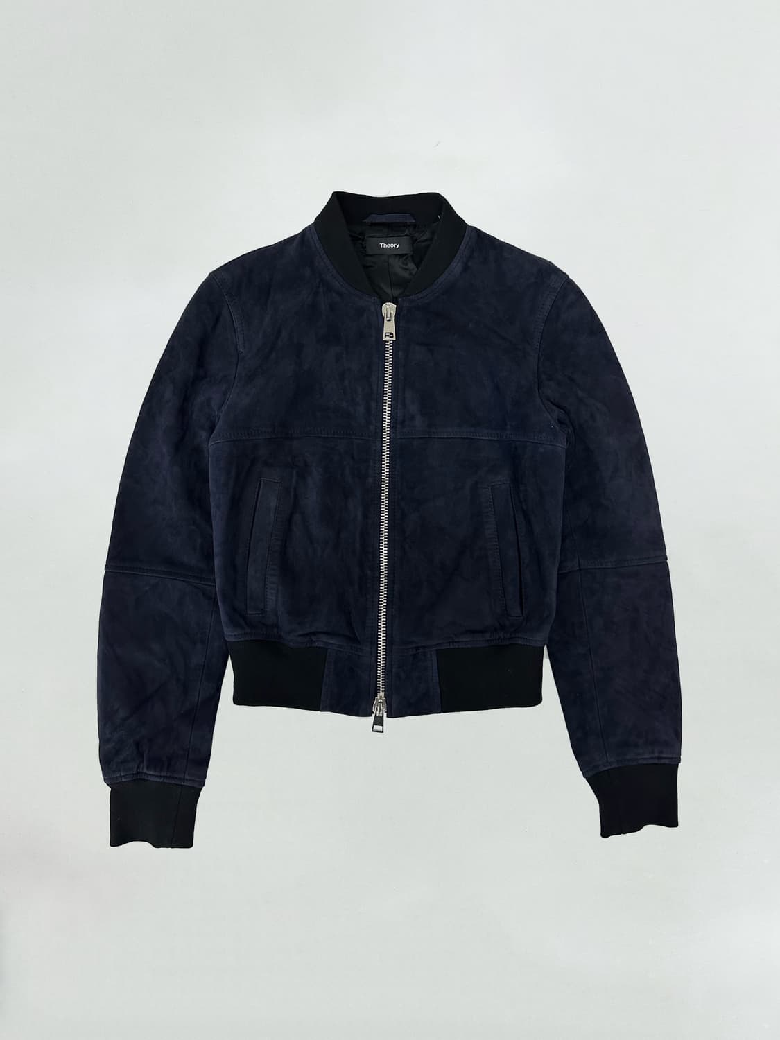 띠어리 스웨이드 램스킨 양가죽 블루종 자켓 상품이미지2