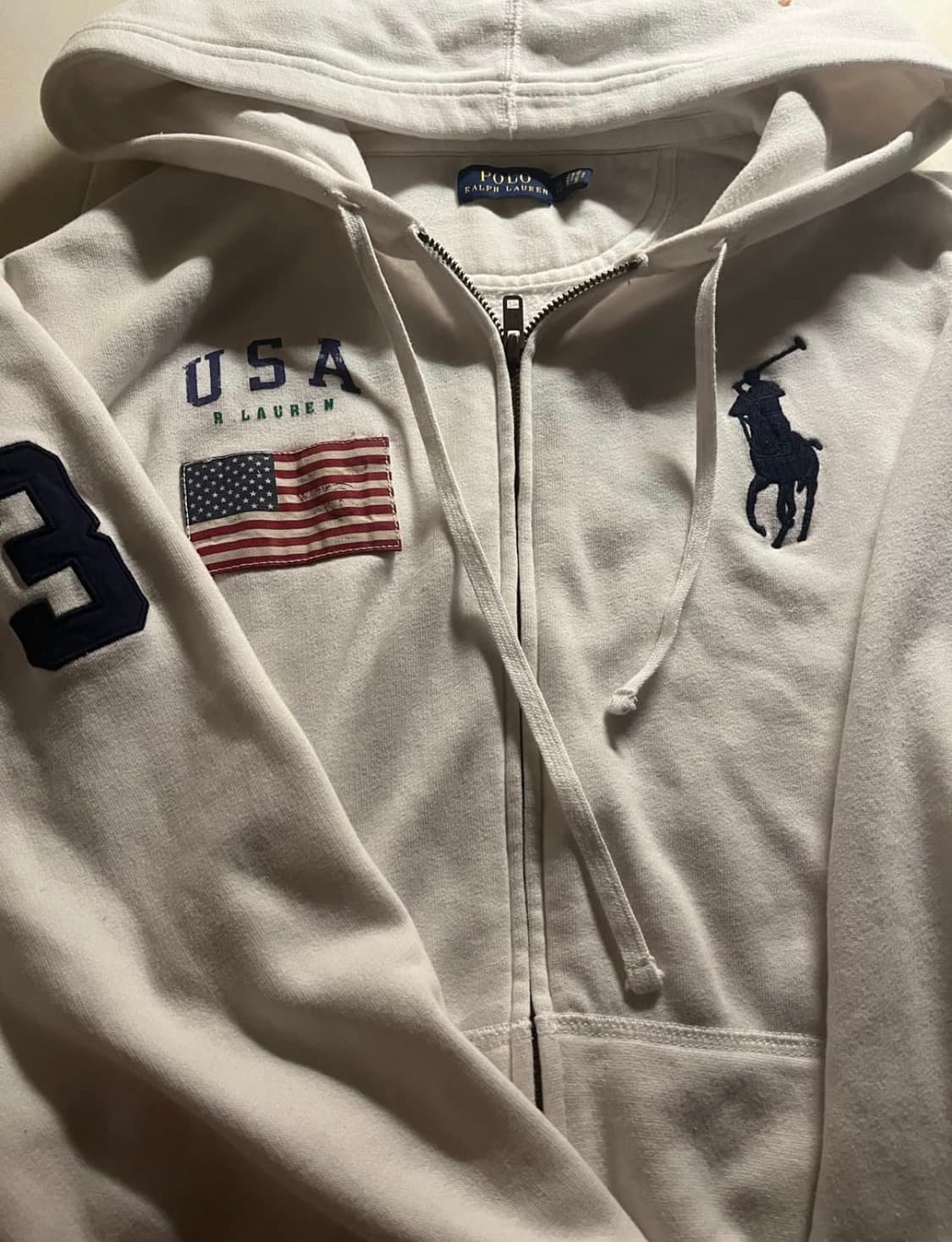 폴로 빅포니 성조기 후드집업 구해요 상품이미지1