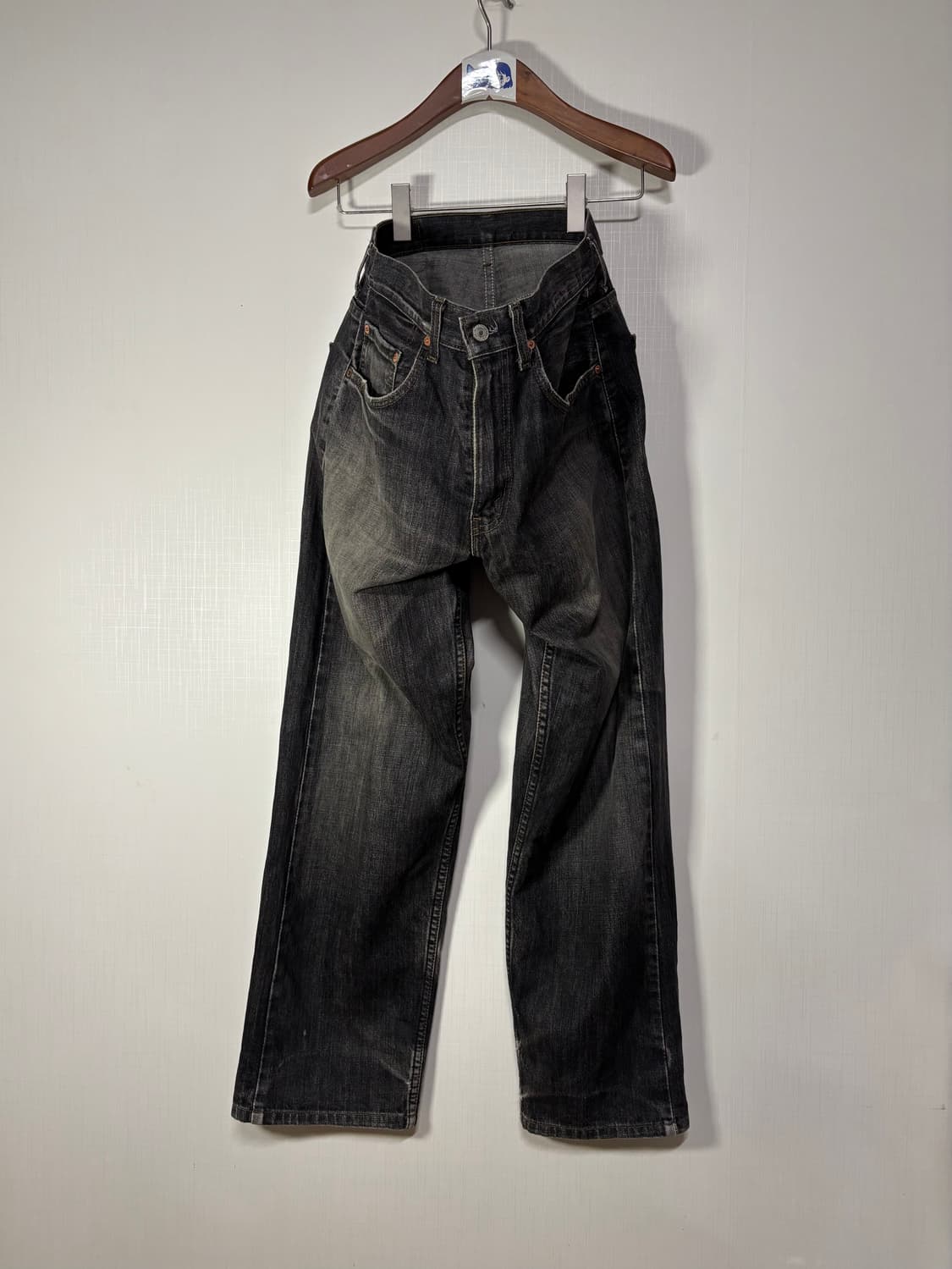 (29,30)90s 리바이스 569 흑청 데님팬츠 빈티지 상품이미지1