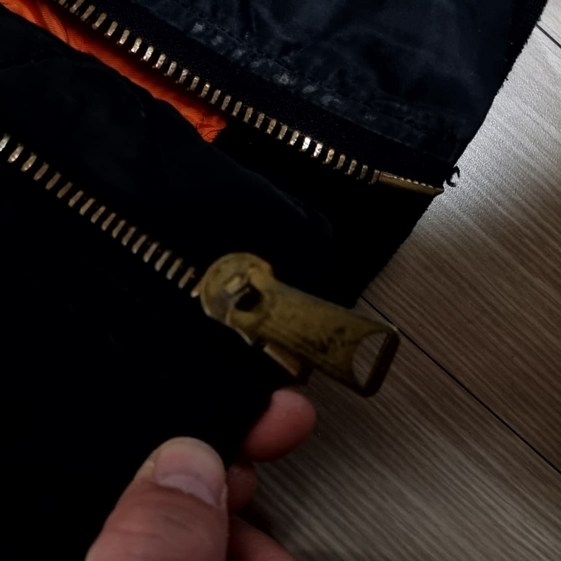 알파인더스트리 블랙 MA-1 항공 점퍼(레어한 xxl) 상품이미지5