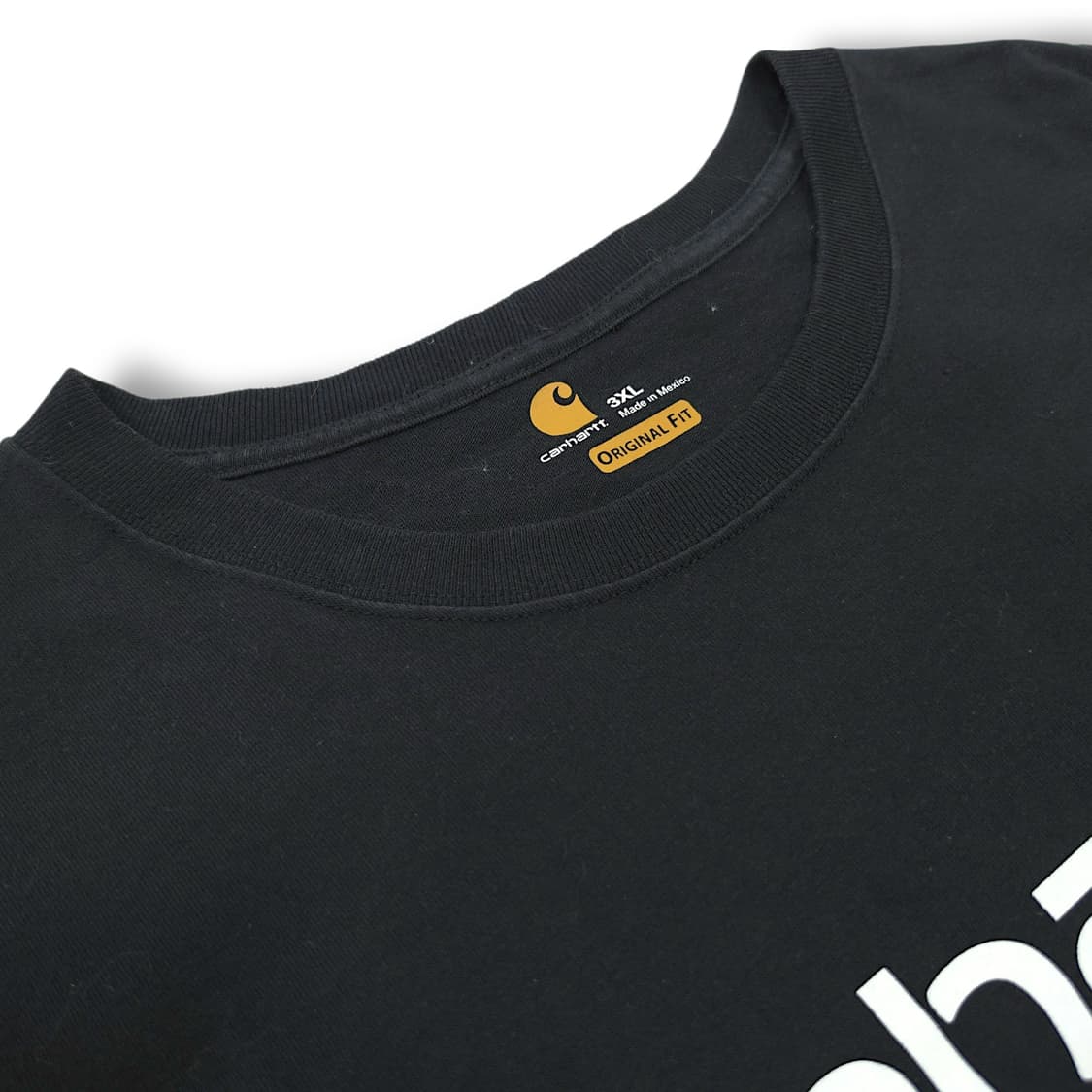 [3XL] 칼하트 블랙 오리지널 핏 (박스핏) 시그니처 로고 반팔티셔츠 상품이미지7