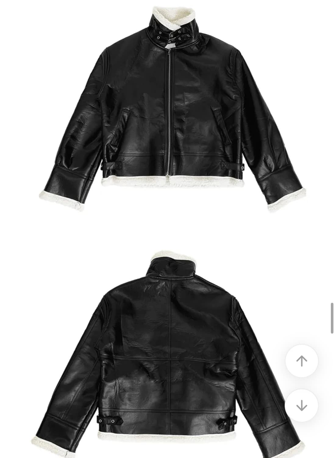 애니원모어 무스탕 블랙(Free) 상품이미지1