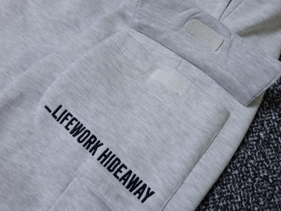 [무료배송][FREE]라이프워크 남여공용 터프트 기모 조거 팬츠 상품이미지6