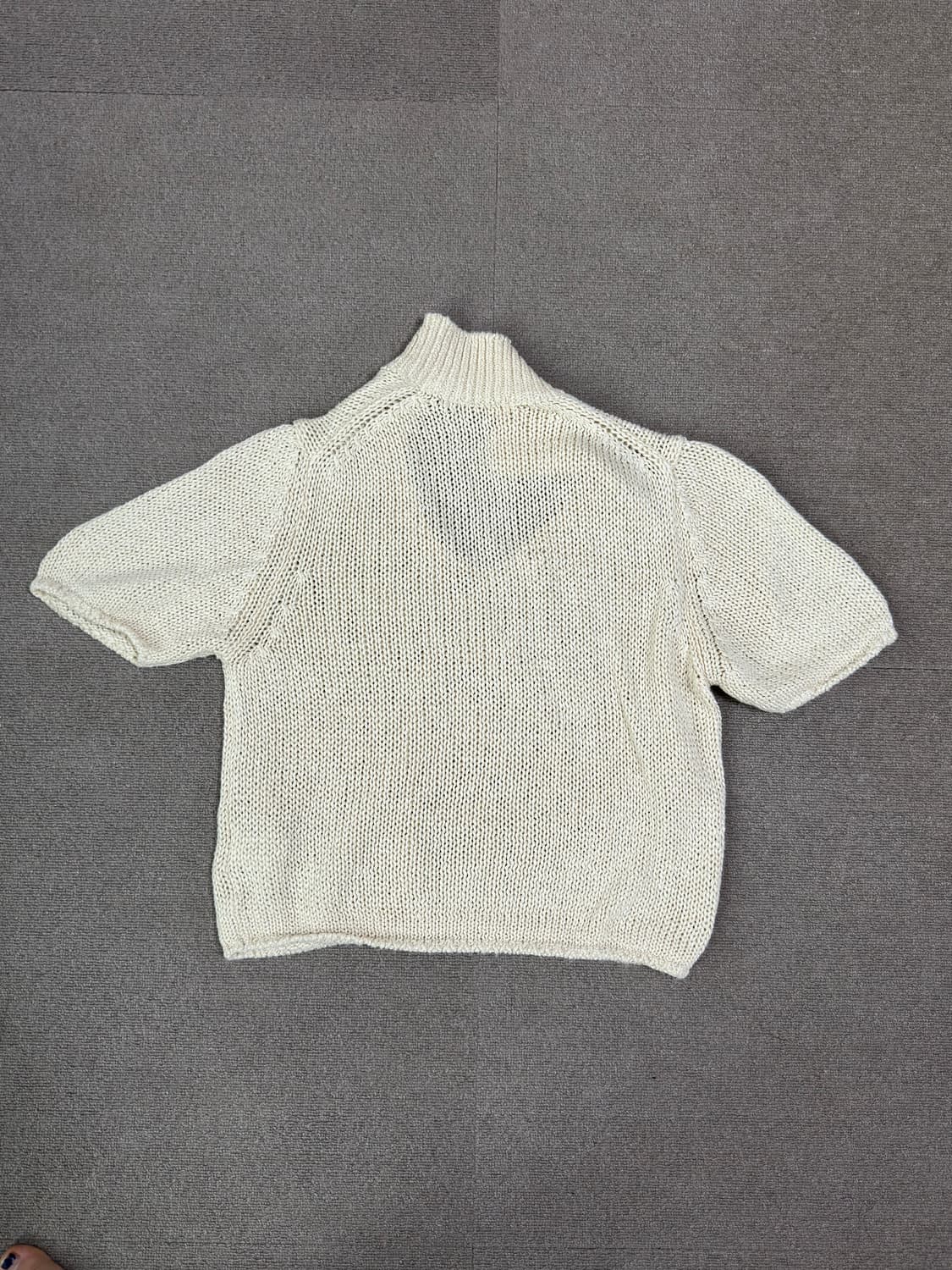 낫띵리튼 코튼 폴로 풀오버 반팔 니트 여름니트 상품이미지5