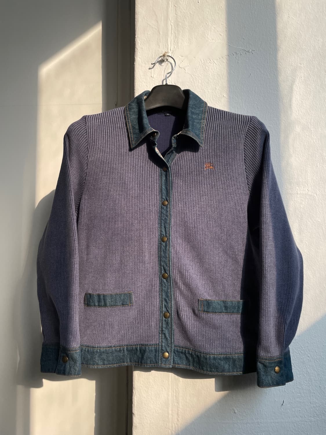 버버리 데님 니트 믹스 자켓 상품이미지3