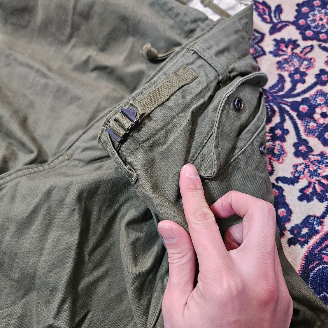 US ARMY OG -107 미군 야전 오리지널 레귤러 카고팬츠 Free 상품이미지4