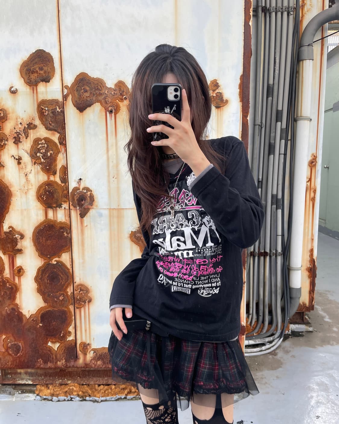 🎸블랙 펑크 프린팅 롱슬리브🎸 상품이미지3