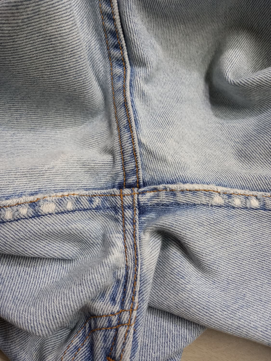 31 90's 리바이스501 여성용 일자진 연청 31-474 상품이미지10