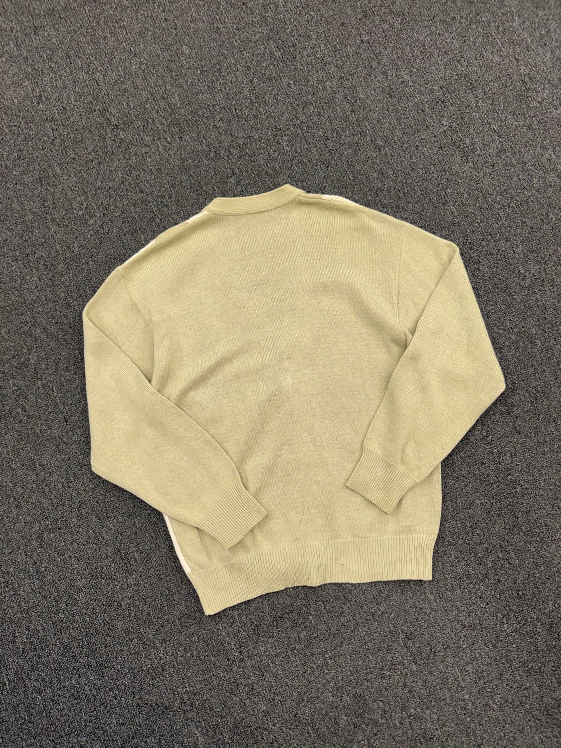 L)Japanese vintage 아가일 패턴 가디건 상품이미지5