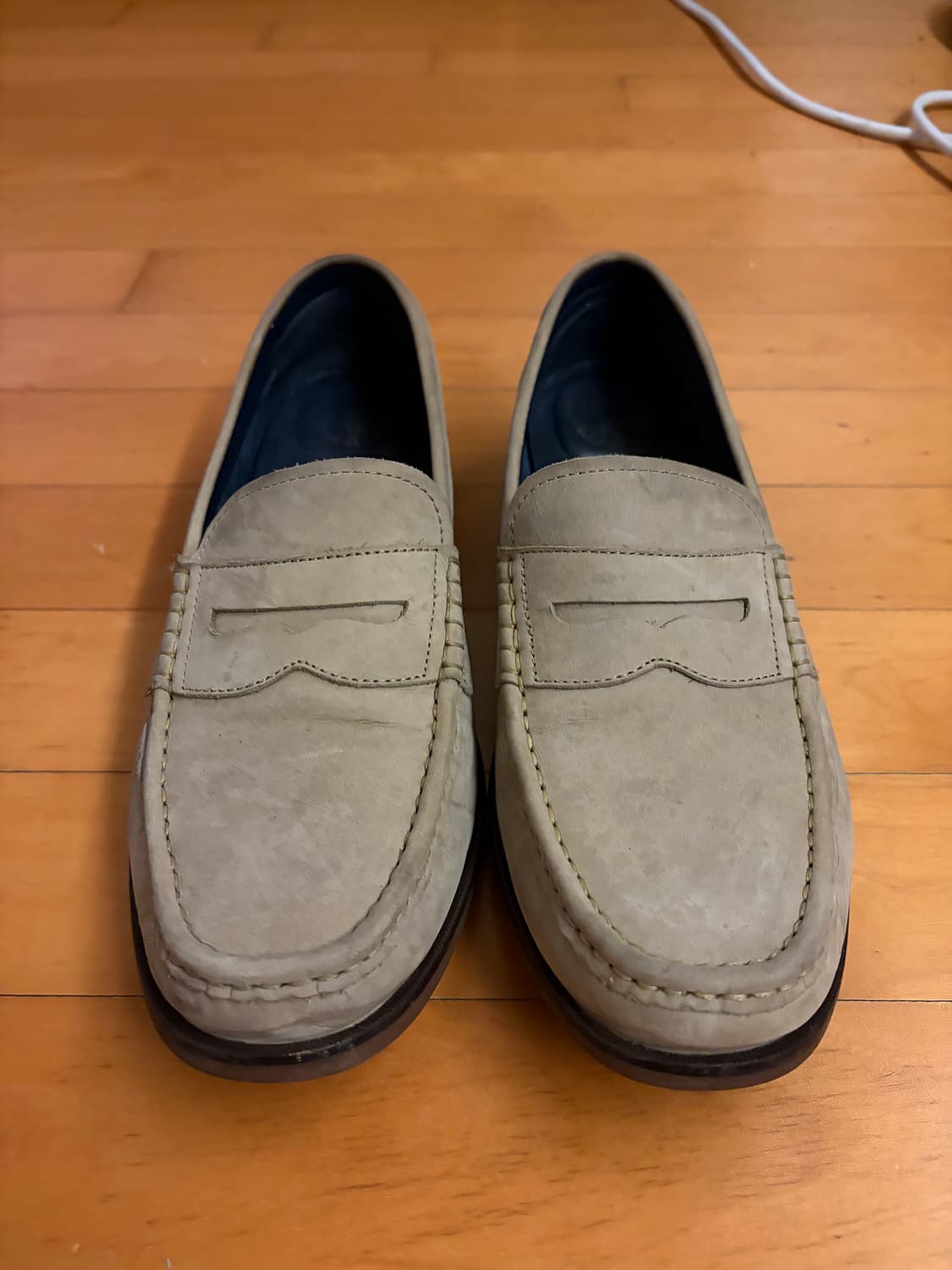 콜한 스웨이드 로퍼 베이지 280 상품이미지1