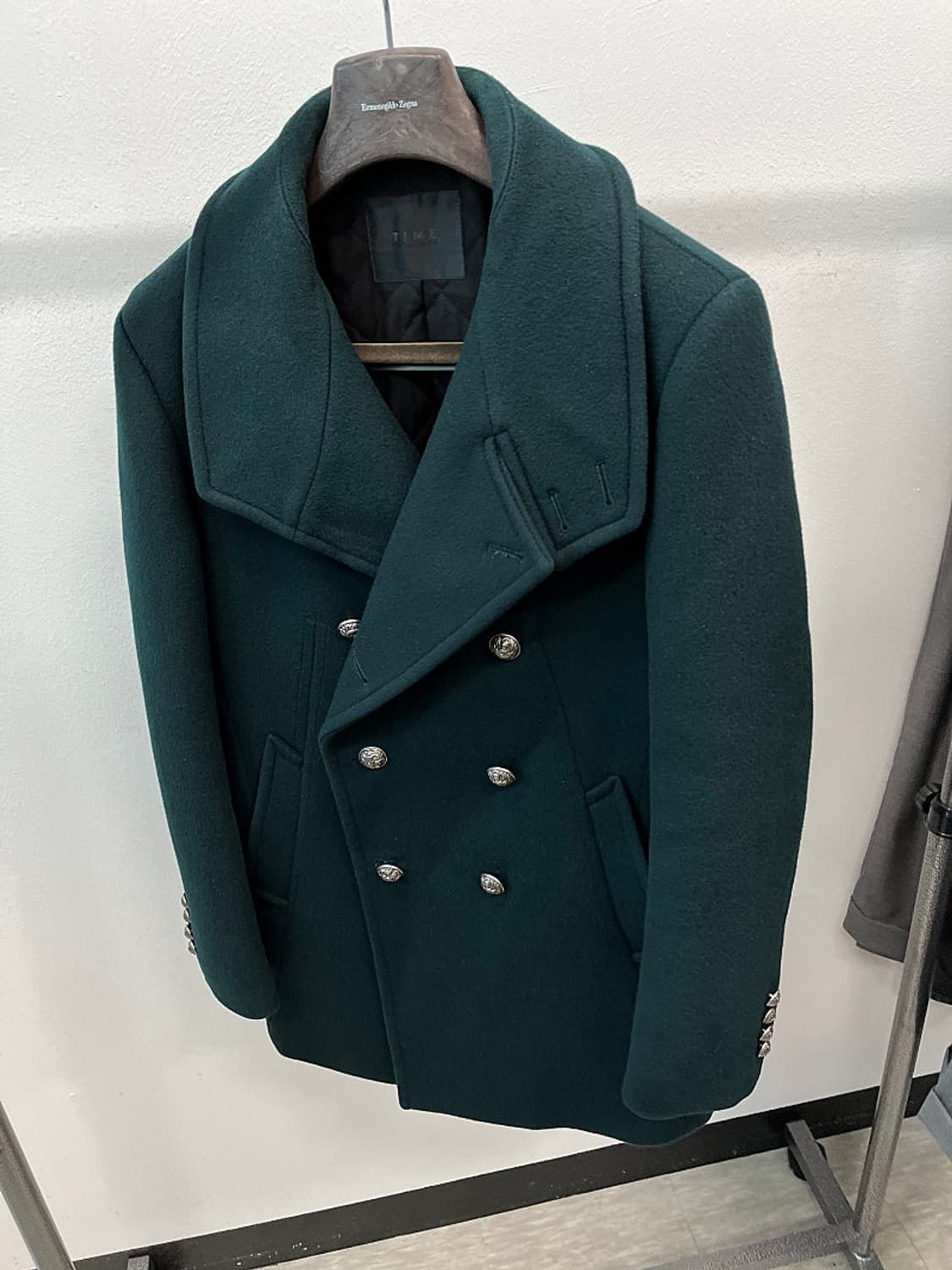 100) 타임 캐시미어 은장 피코트  상품이미지3