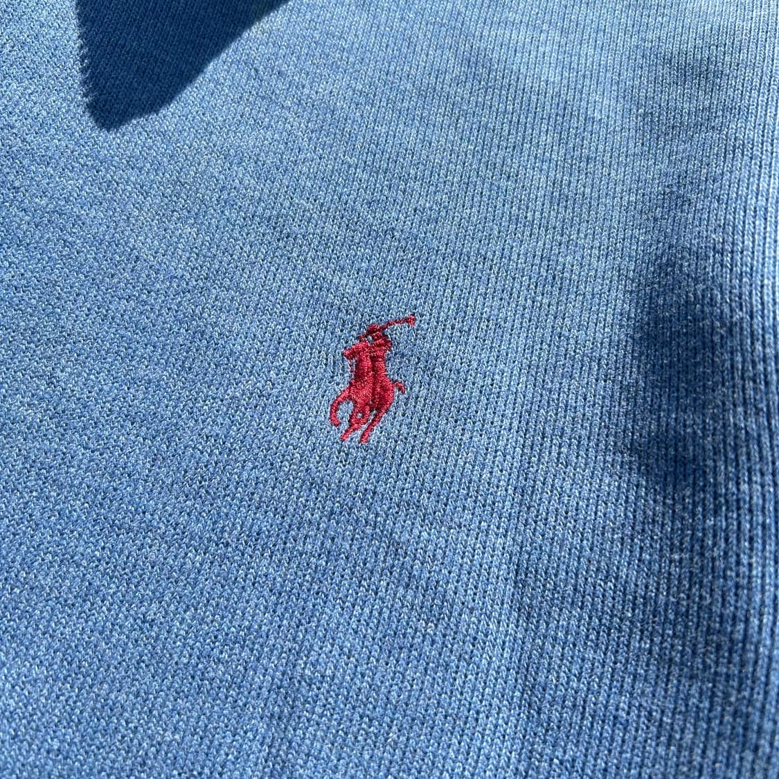 폴로(POLO RalphLauren)반집업 스카이블루 니트 상품이미지5