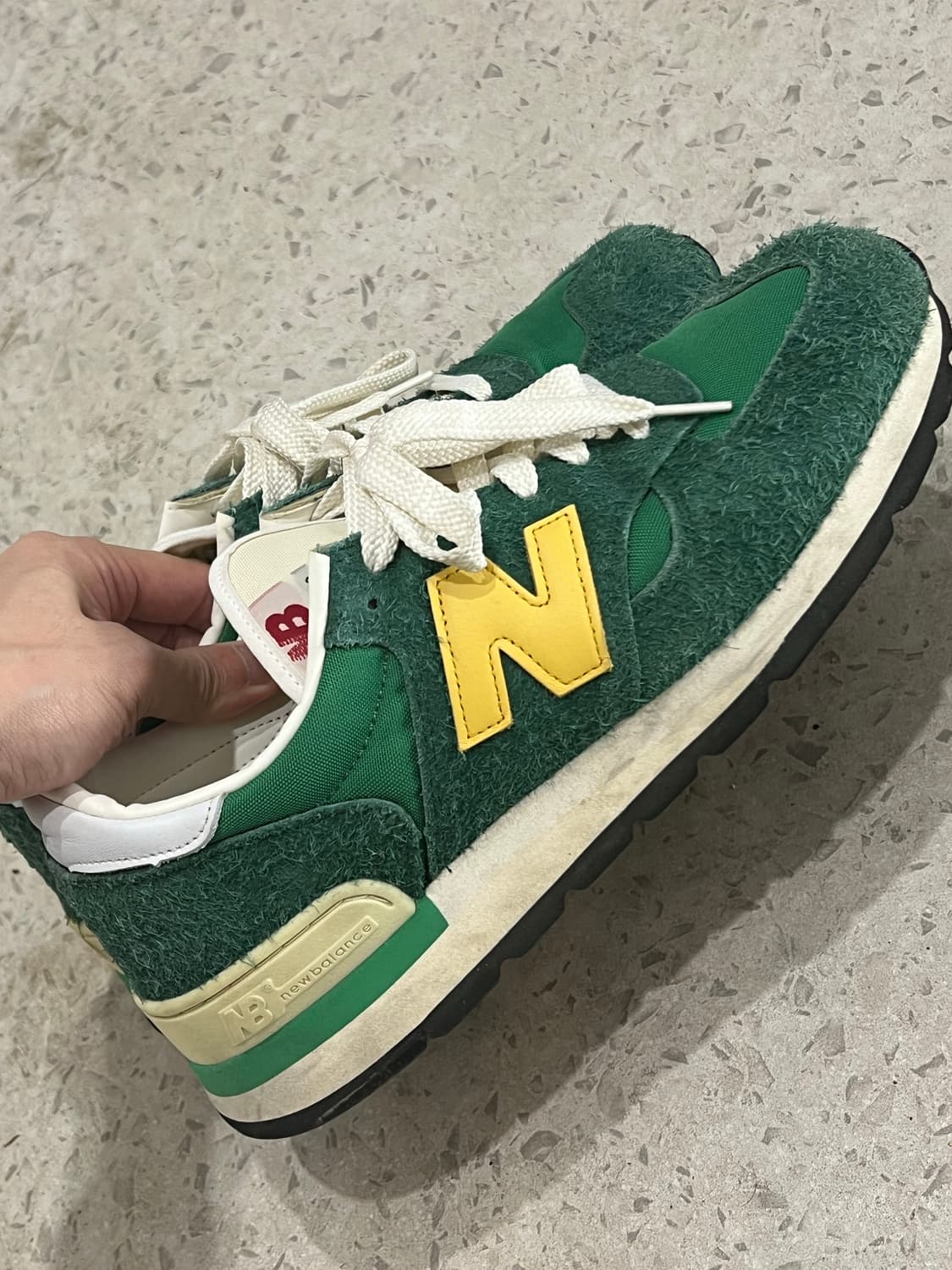 뉴발란스 990v1 USA made 그린골드(275) 상품이미지3