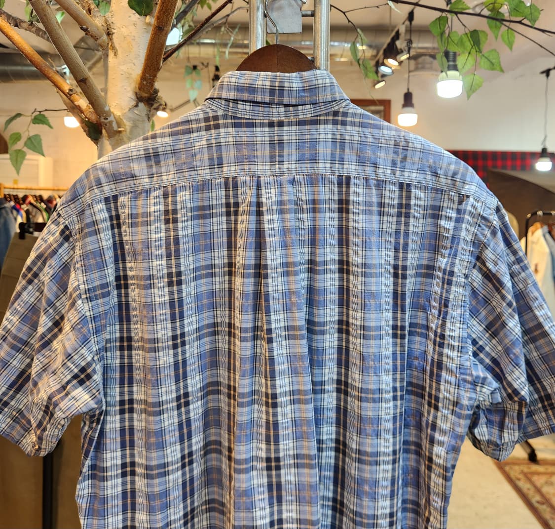 CHAPS 챕스 랄프로렌 체크 카라 반팔 남방 상품이미지7