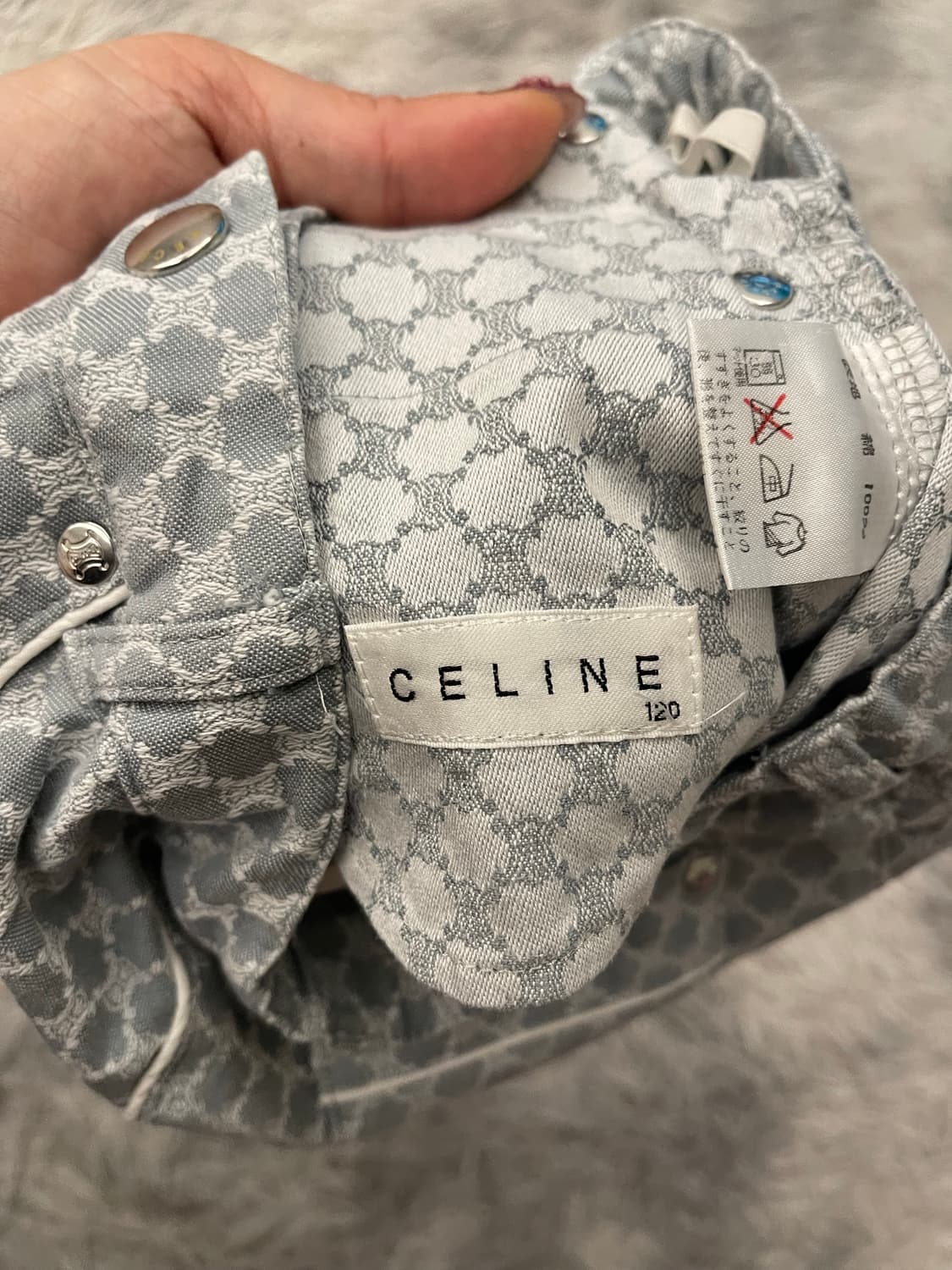 셀린느 키즈 데님 스커트 치마 120 상품이미지4