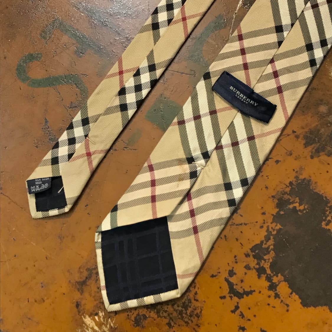 버버리 노바체크 넥타이 남녀공용  상품이미지3