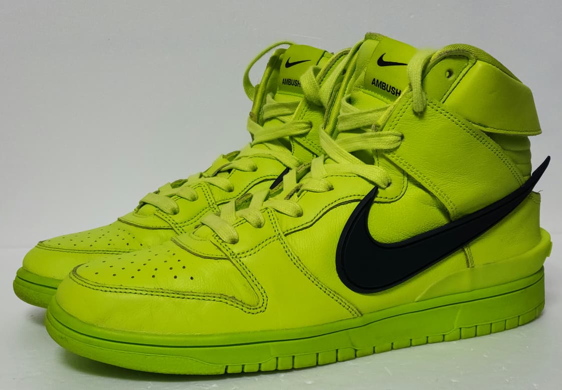 나이키 앰부쉬 덩크 하이 플래시 라임 285mm 상품이미지1