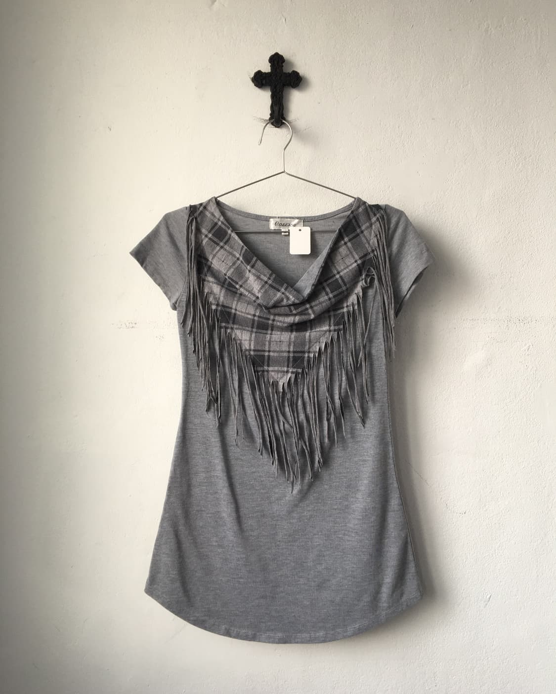 Scarf layered t shirt 상품이미지2