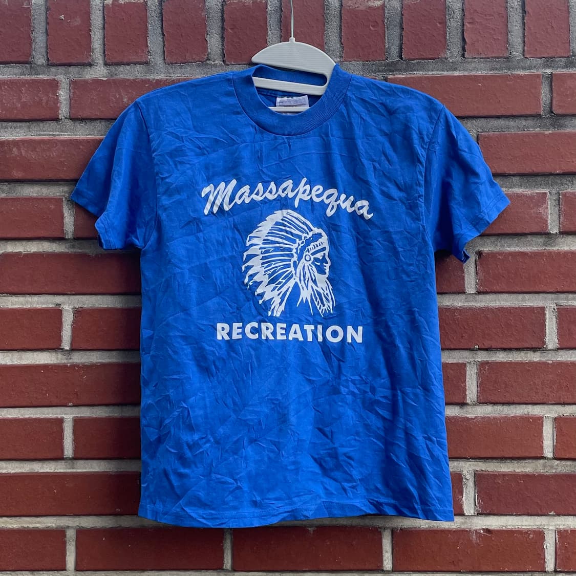 Hanes 마사페콰 반팔 티셔츠 블루 상품이미지1