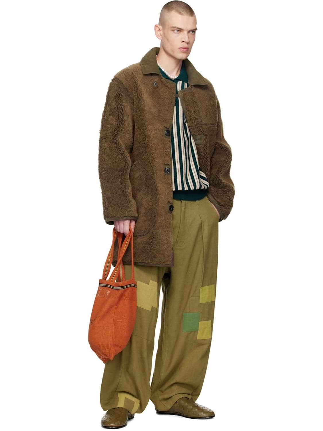 80‘s 빈티지 램스킨 무스탕 랜치 코트 상품이미지7