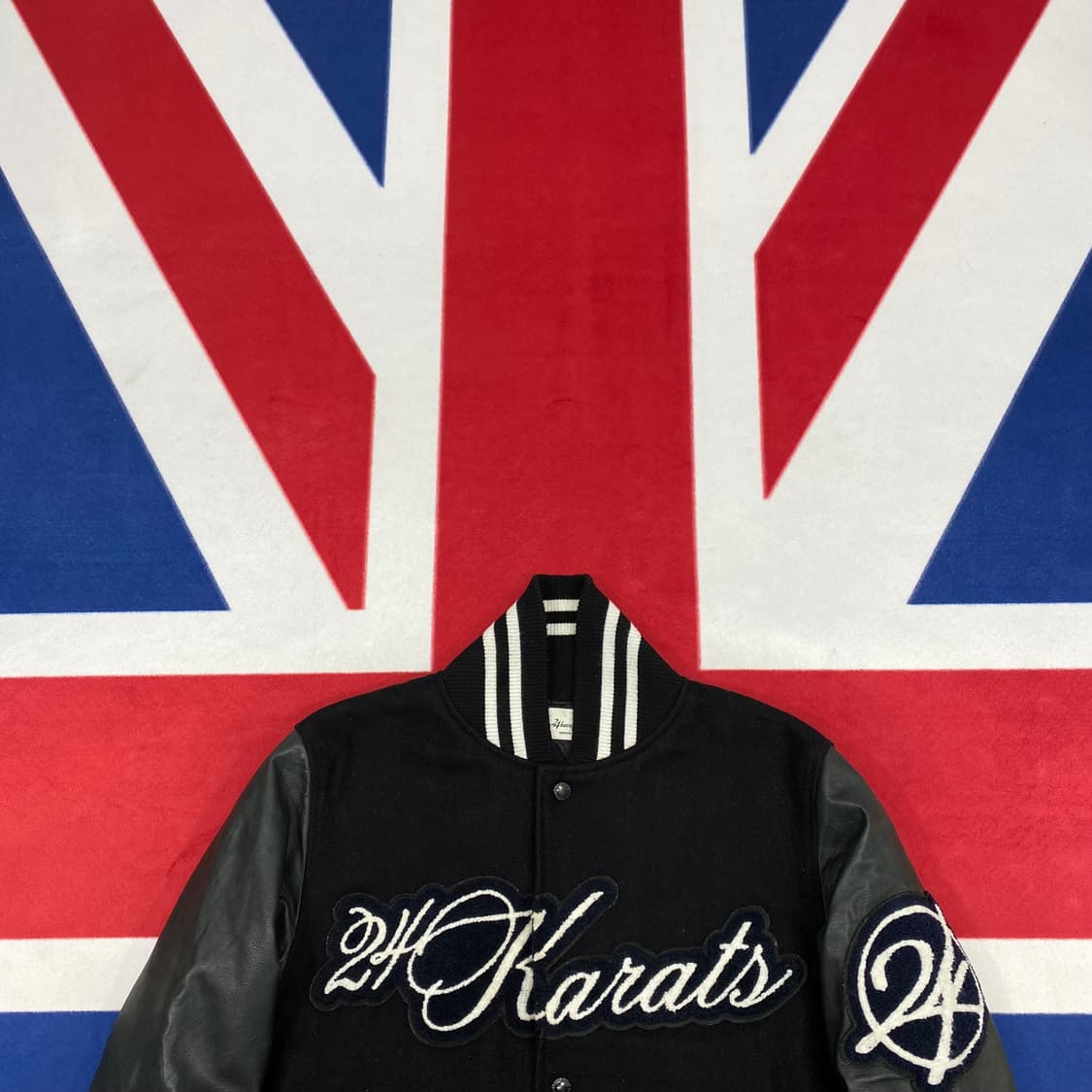 빈티지 양가죽 바시티자켓 M 상품이미지2