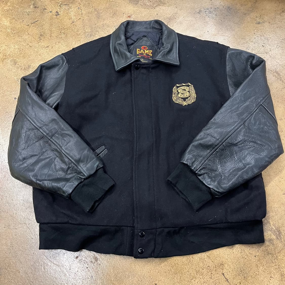 [정품/XL] GAME 바시티자켓 빈티지 PBA 뉴져지 스타디움 b18 상품이미지2