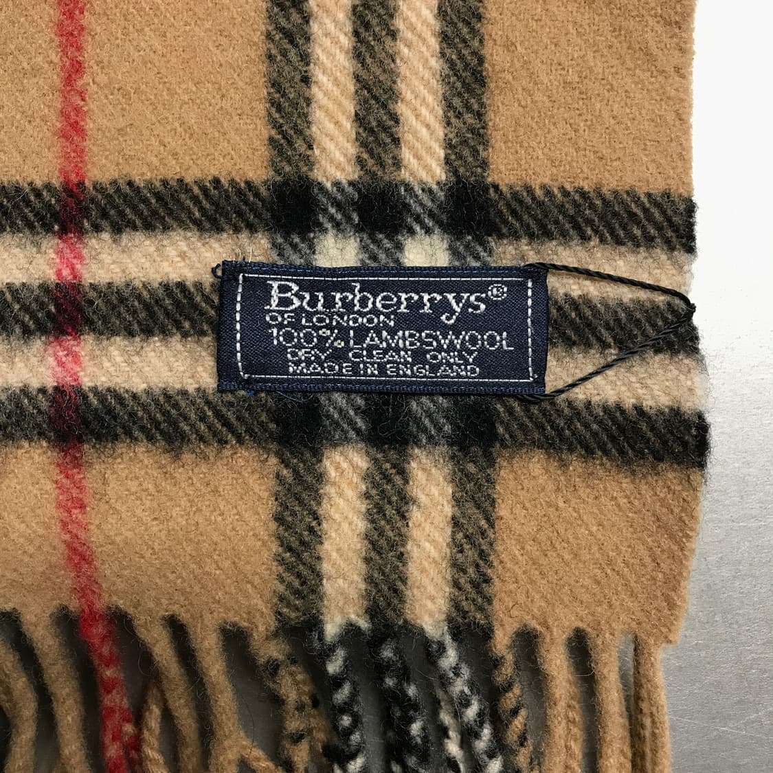버버리 정품 램스울 머플러 베이지 상품이미지4
