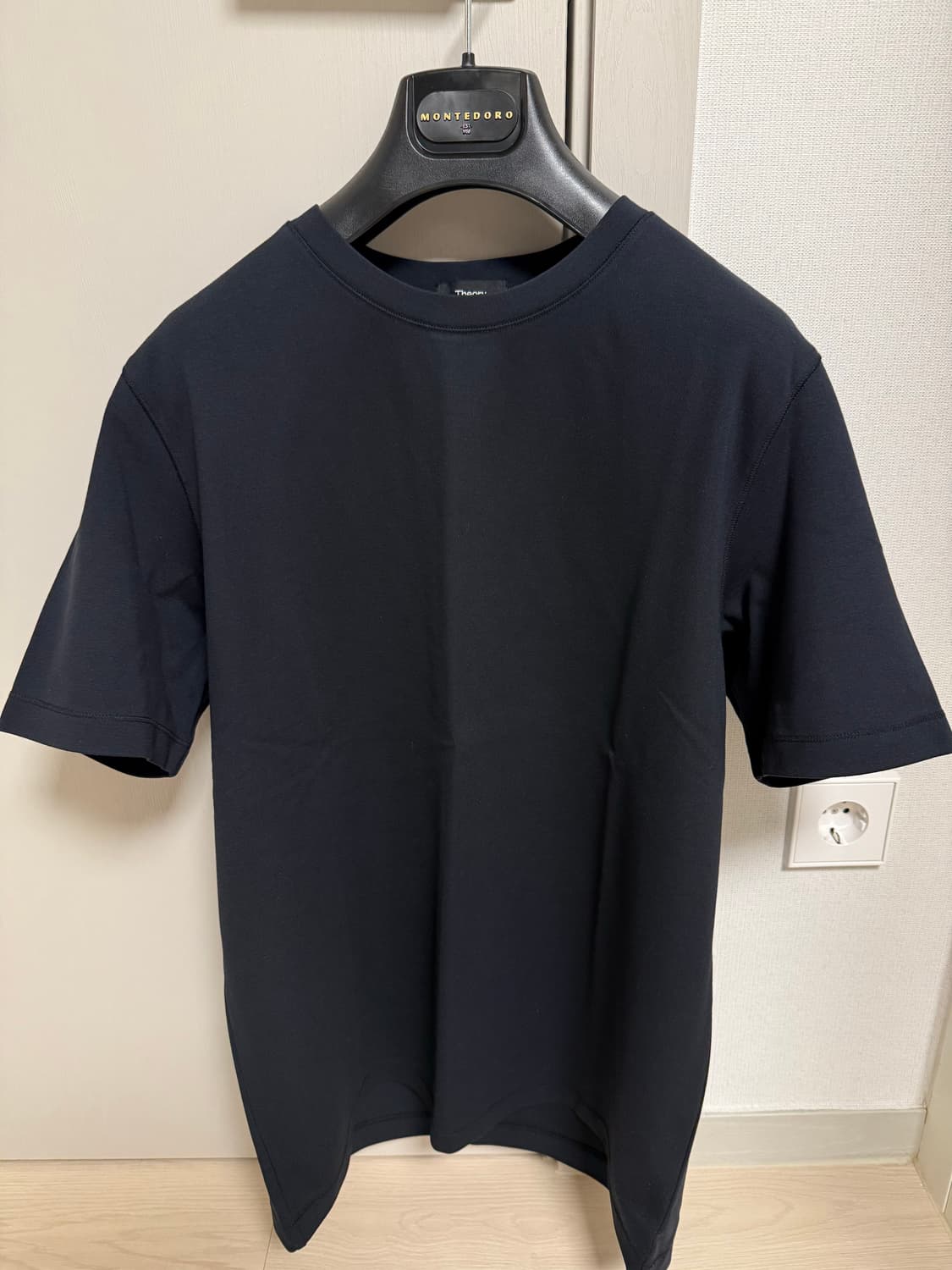 남성 띠어리 반팔티셔츠 블랙 L사이즈 상품이미지1