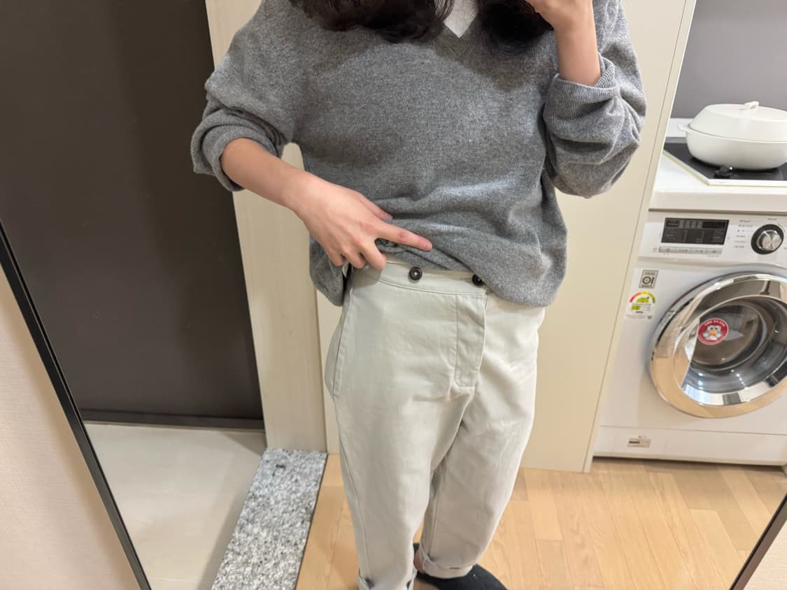 MHL 마가렛호웰 그레이지 코튼팬츠 상품이미지3