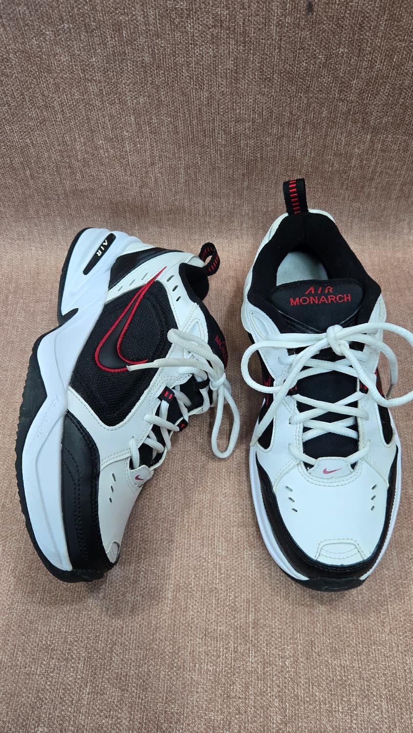 나이키 260mm- 에어 모나크 화이트 블랙 흰검   상품이미지1