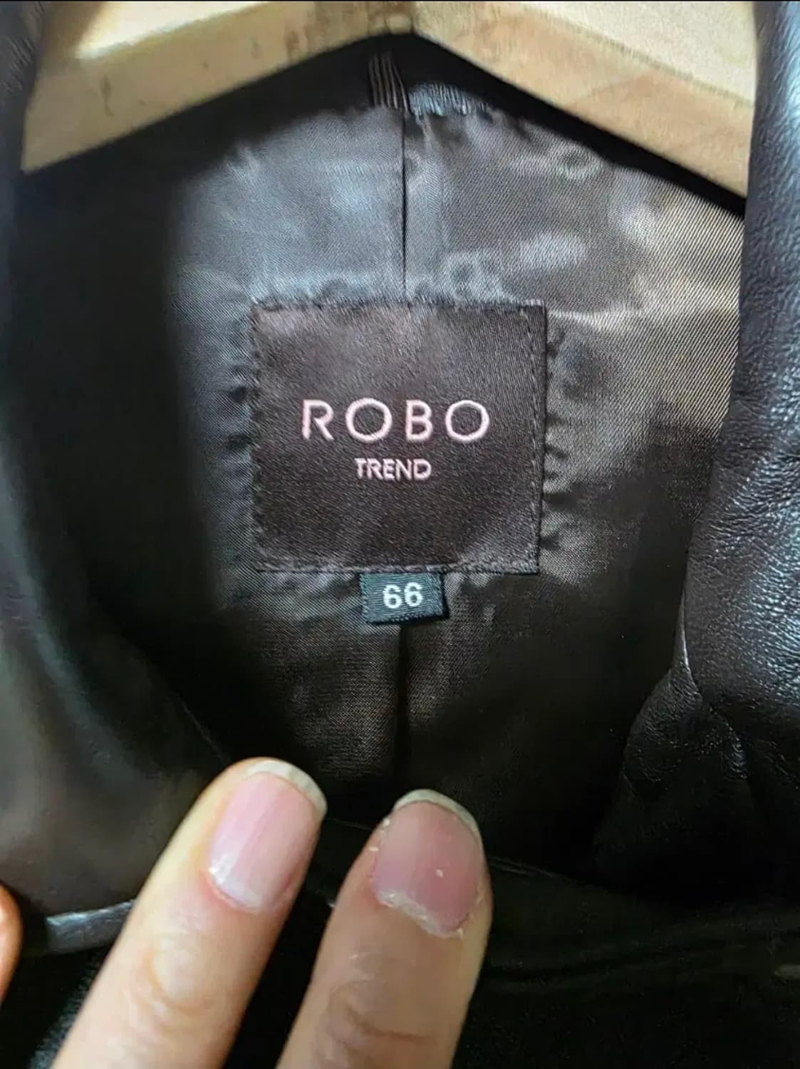 ROBO 브라운 양가죽 라이더 자켓  사이즈 66 여자용 상품이미지2