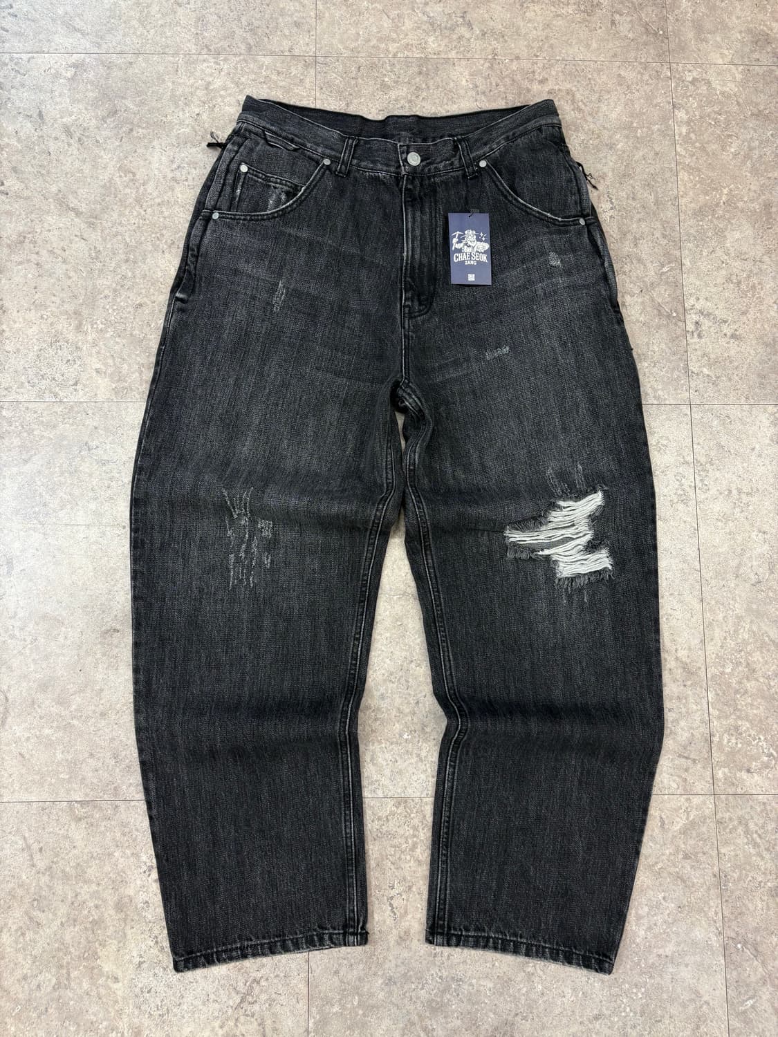 빔즈 흑청 데님 팬츠 #csz220 상품이미지1