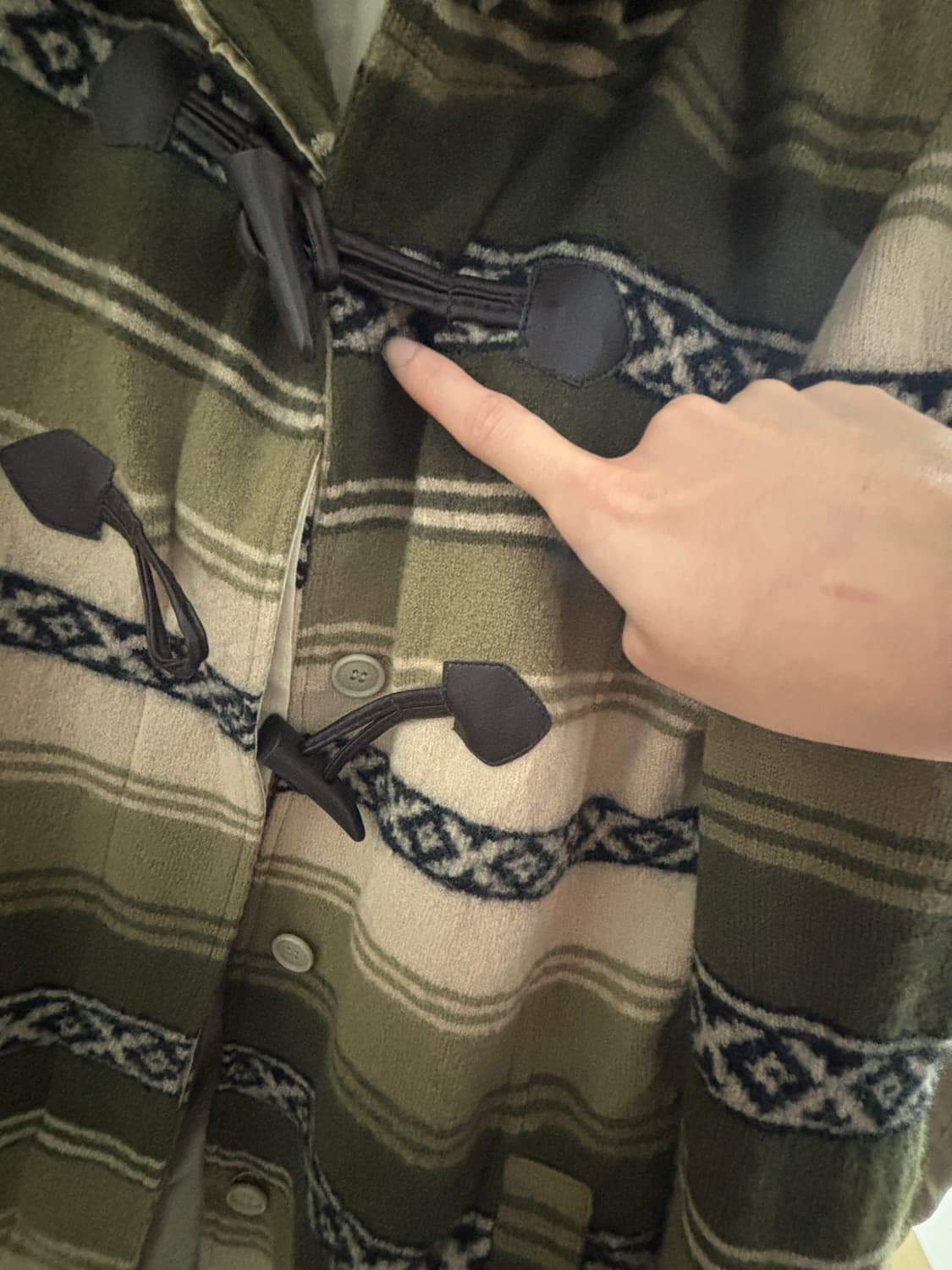 말차 떡코 가벼워서 지금 딱! 빈티지 모리 떡볶이코트 급처 상품이미지3