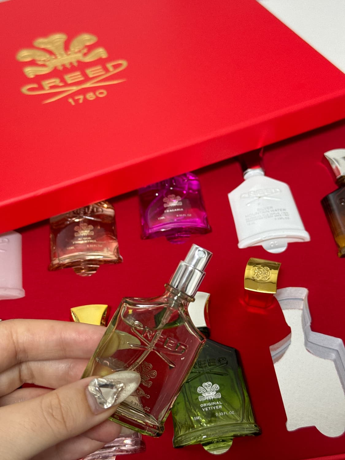 (새상품) 크리드 미니어처향수 15ml x 10개세트 레드에디션 상품이미지4