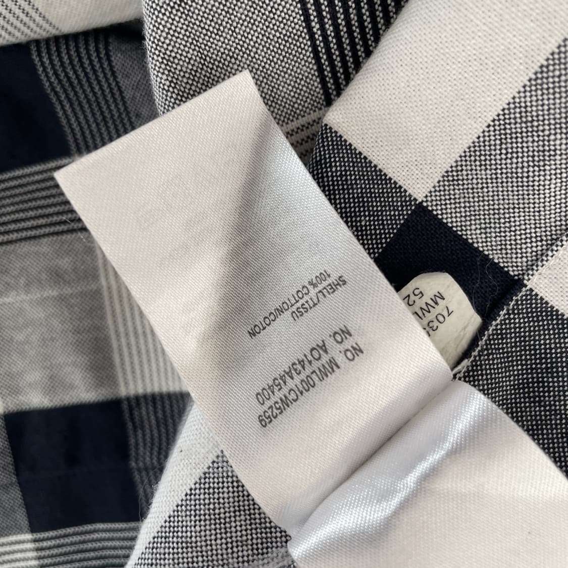 톰브라운 4선 완장 옥스포드 체크 셔츠 상품이미지8