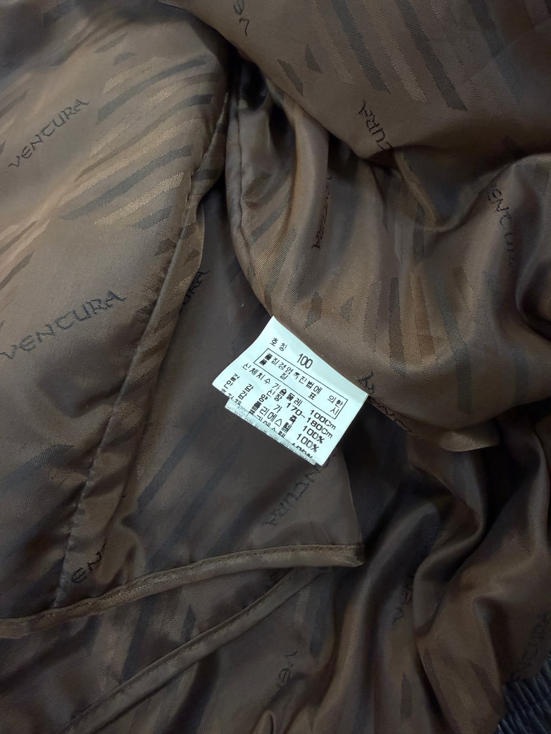 90s Ventura 양가죽 레더 봄버자켓 상품이미지8