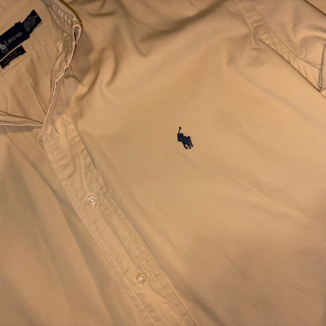Polo ralph lauren dusty yellow shirt 상품이미지3