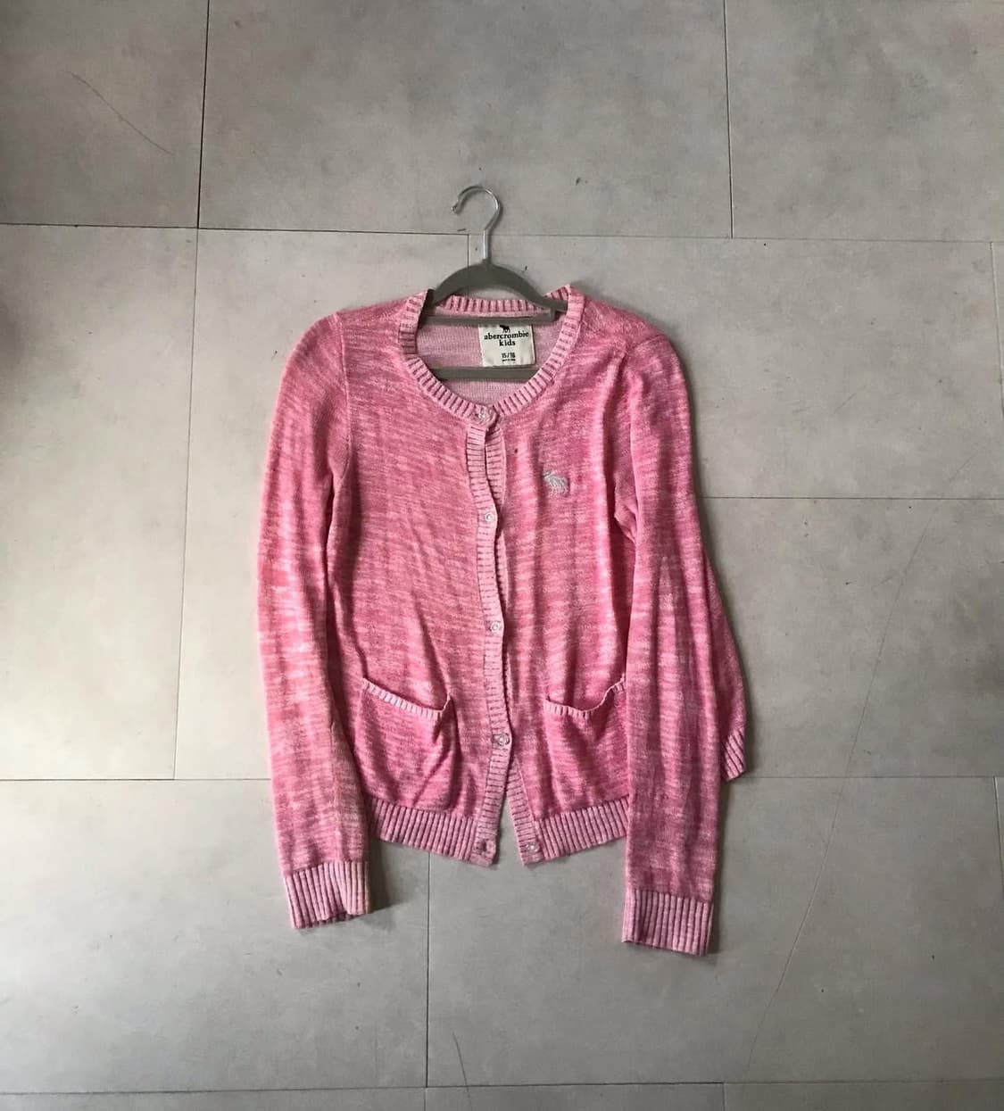 아베크롬비 핑크 워시드 가디건  상품이미지3