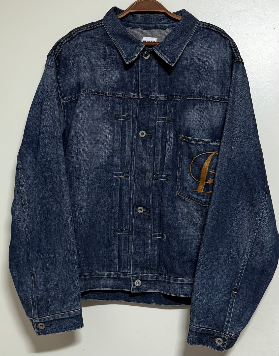 00s A BATHING APE 1st Denim Jacket 상품이미지1