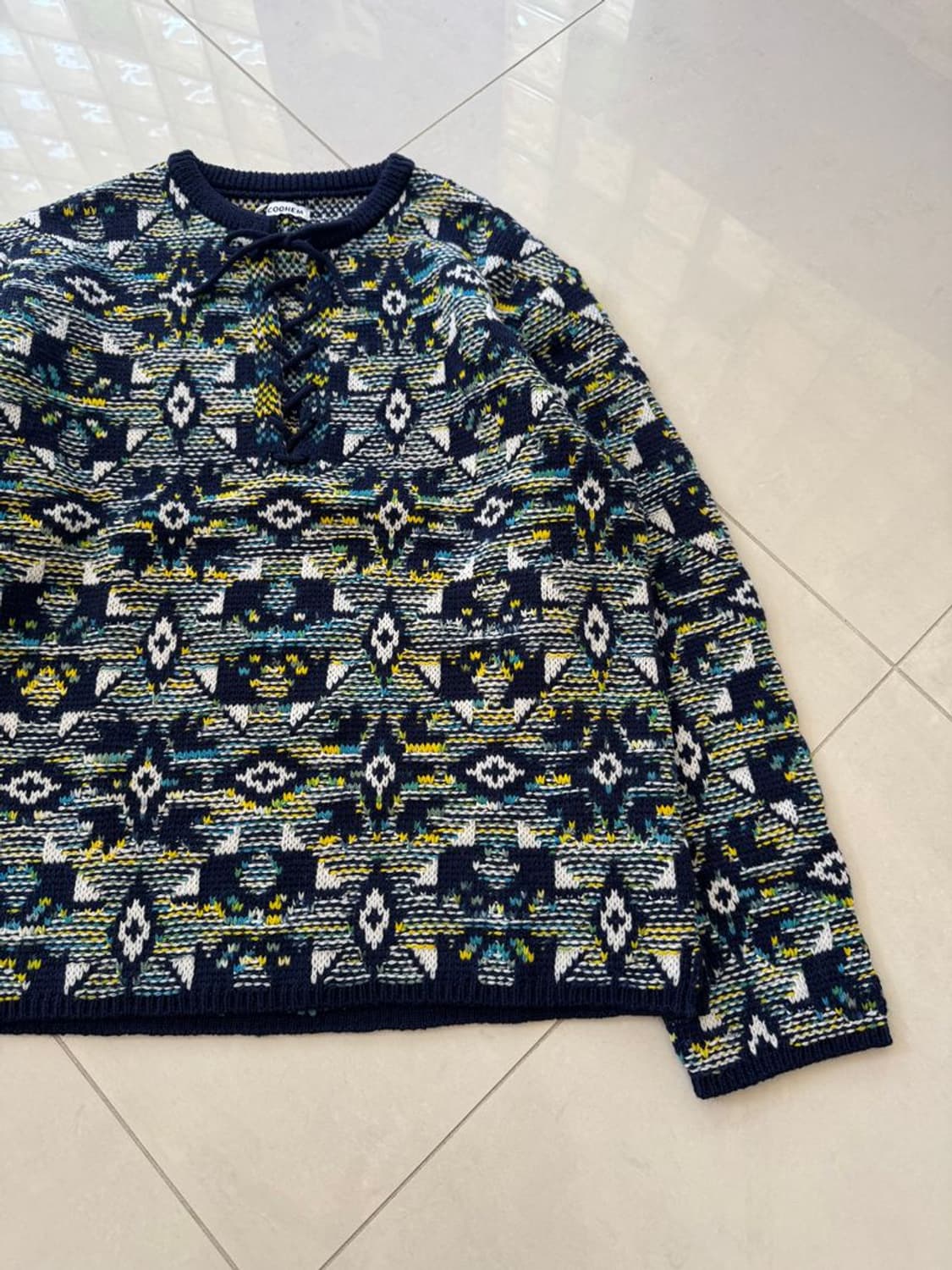 JACQUARD KNIT 자카드 니트 상품이미지1