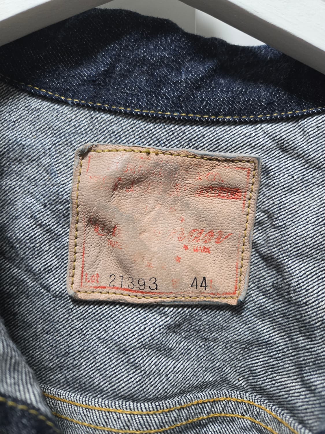 13.5oz XX Denim First Model Jacket 44사이즈 상품이미지2