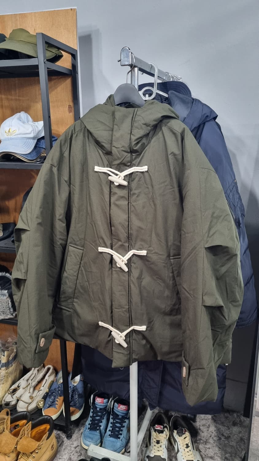 키뮤어 오버핏M(105~110) 2way 더플 후드 숏패딩 상태매우좋음 상품이미지1