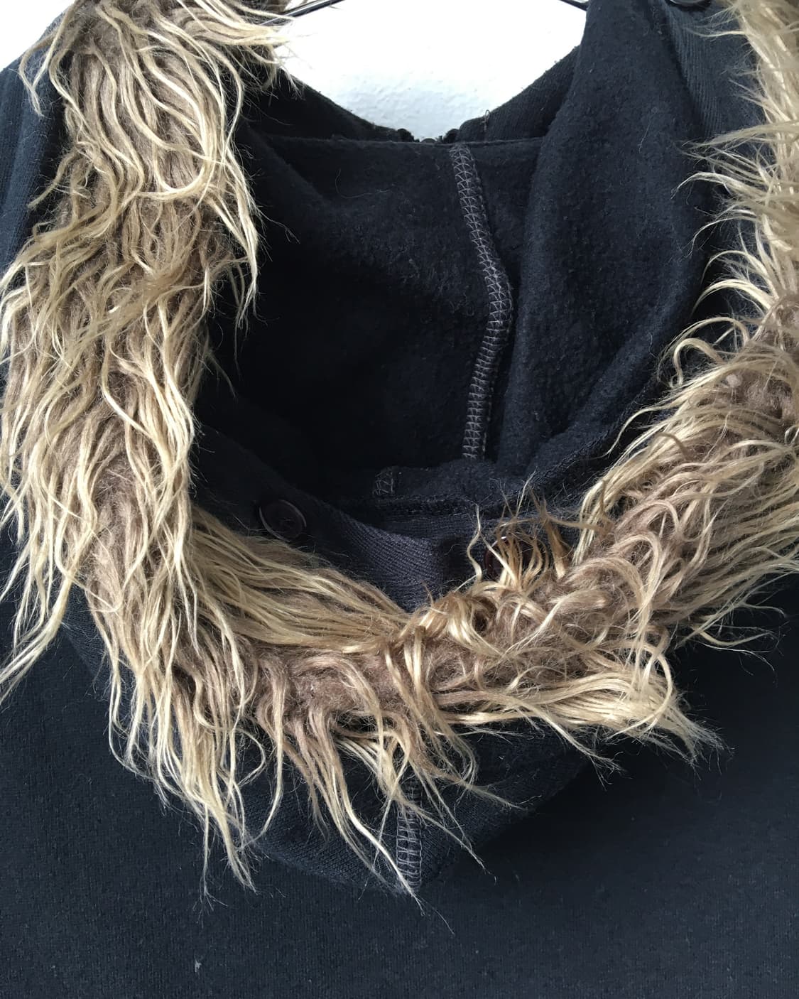 Fake fur hood trimming fireman hood zipu 상품이미지4