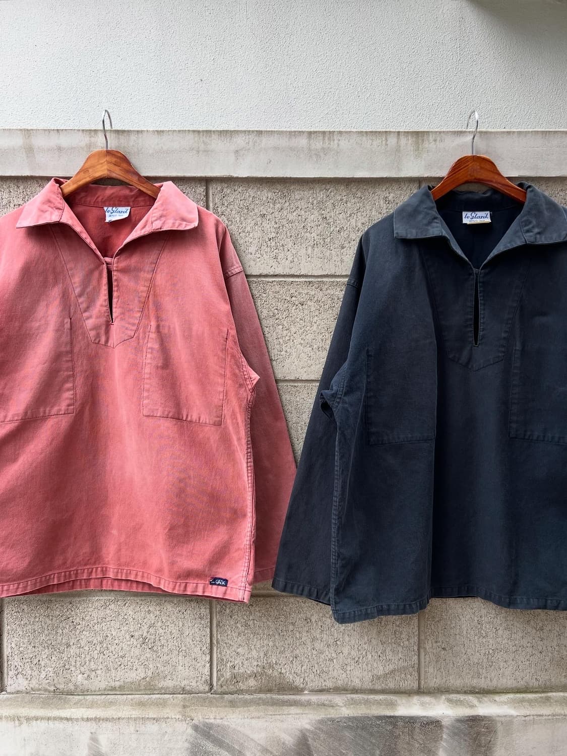 FRENCH FADED FISHERMAN 블랙프렌치워크스목자켓 상품이미지1