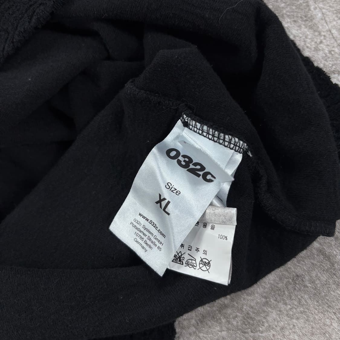  032c Topos shaved terry T-shirt  상품이미지3