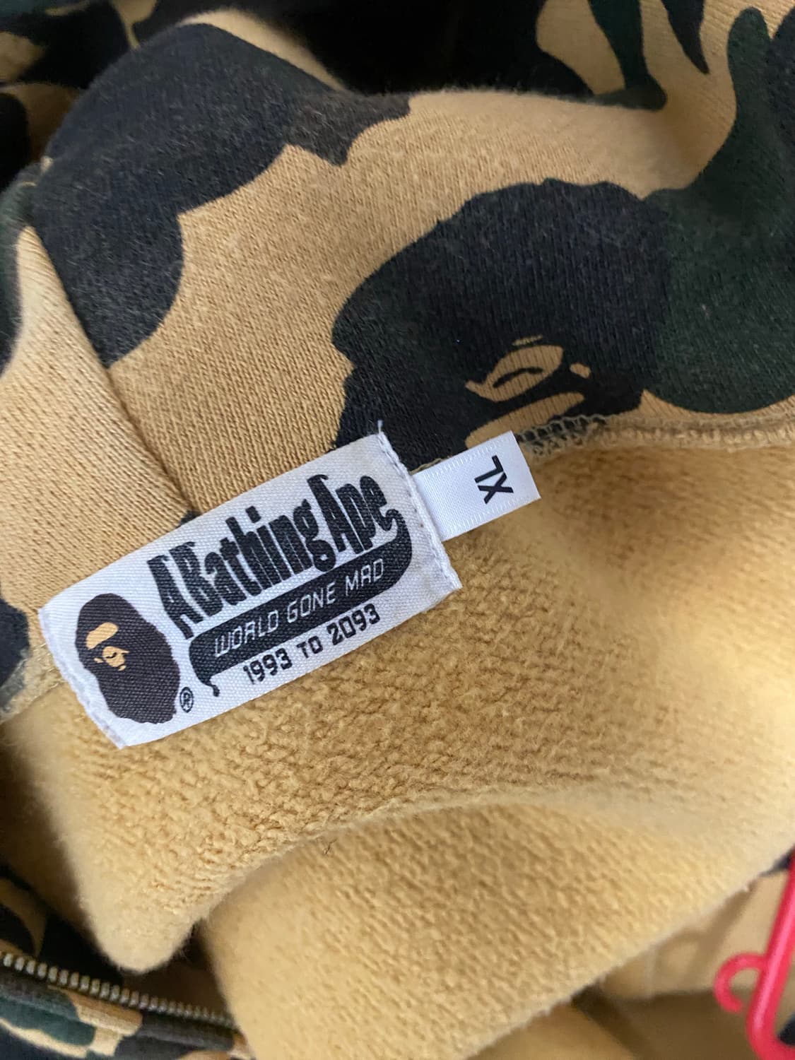 베이프 황계 후드집업 상품이미지6