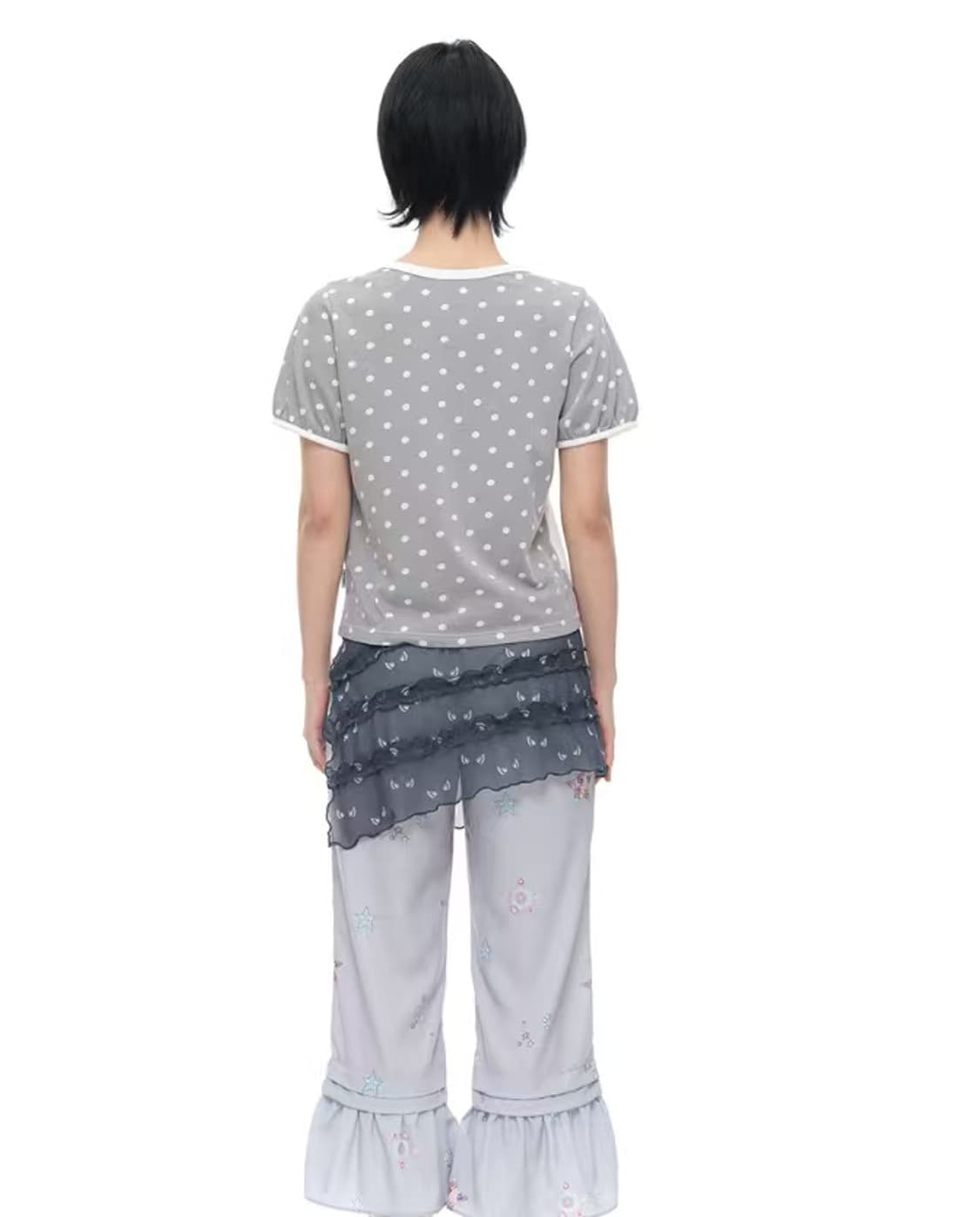 YOUTHBATH YB x Oliwa Dot Puff Sleeve Hen 상품이미지3