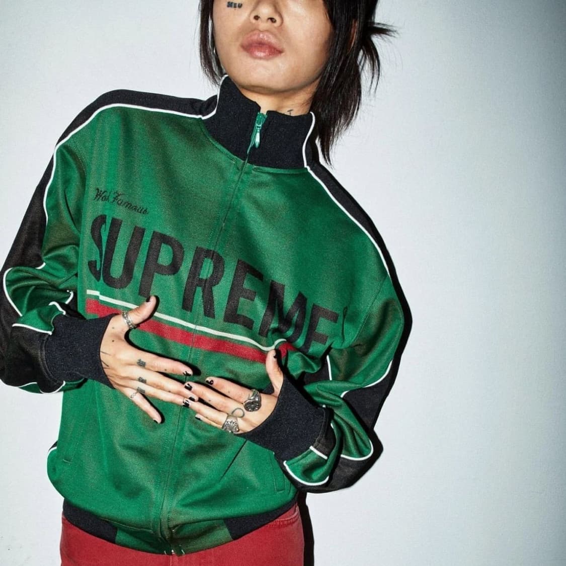 Supreme wolrd famous jacquard tracktop 상품이미지1