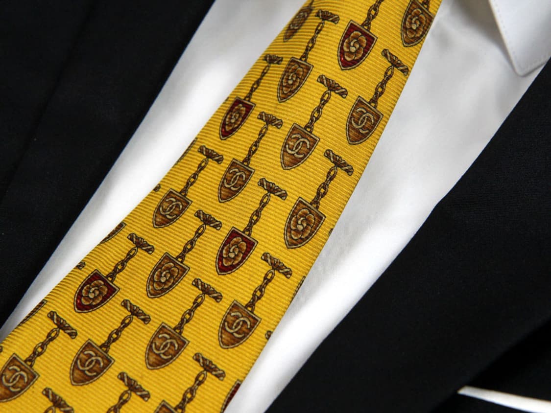 샤넬 9.5cm A-등급 남자 명품 넥타이 상품이미지5