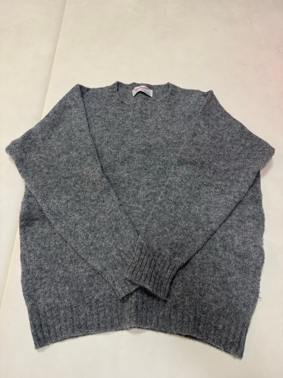 셔틀랜더 쉐기독 니트 그레이 상품이미지1